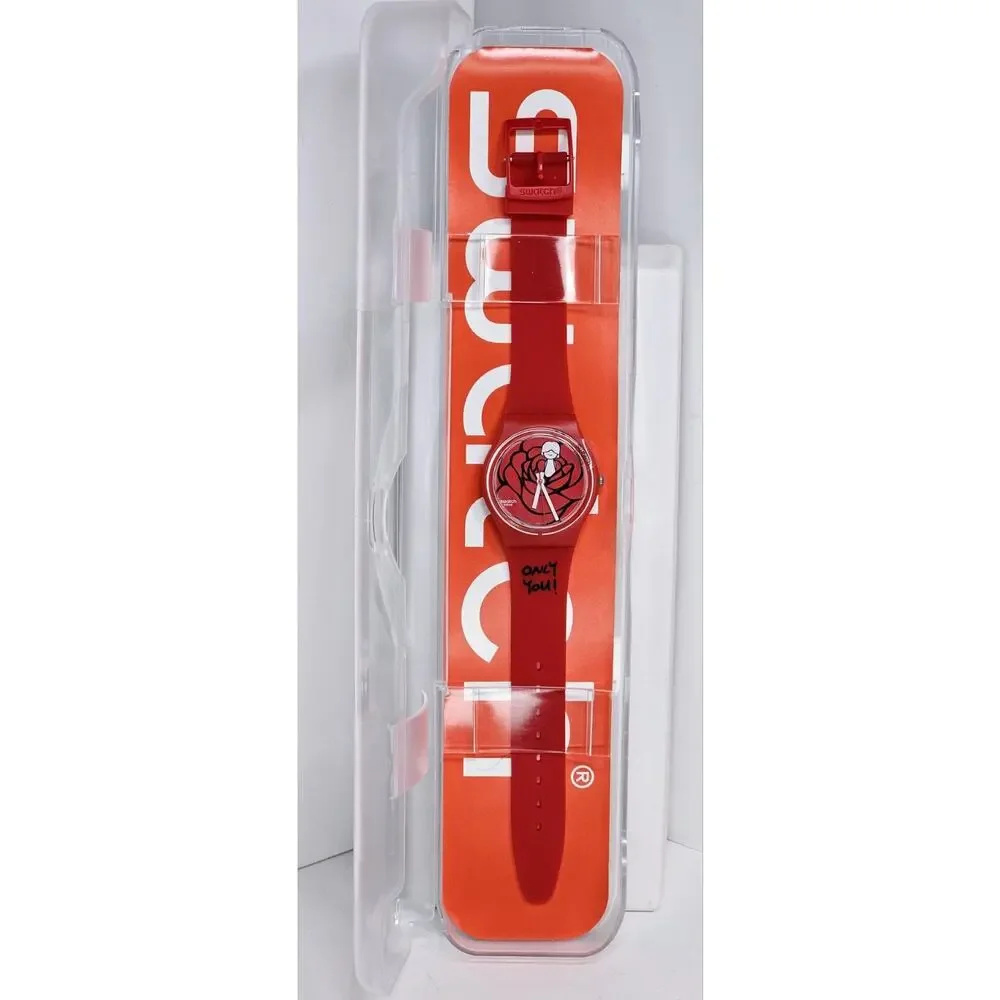 Swatch Red Watch Ref SZ5013 